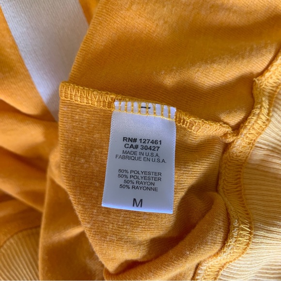 NWT Wildfox “Let’s Twist” Egg Yolk Yellow Graphic Sweatshirt M - Picture 9 of 9